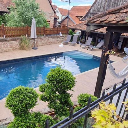 Le Clos Bleu - Gite Rural Schillersdorf エクステリア 写真